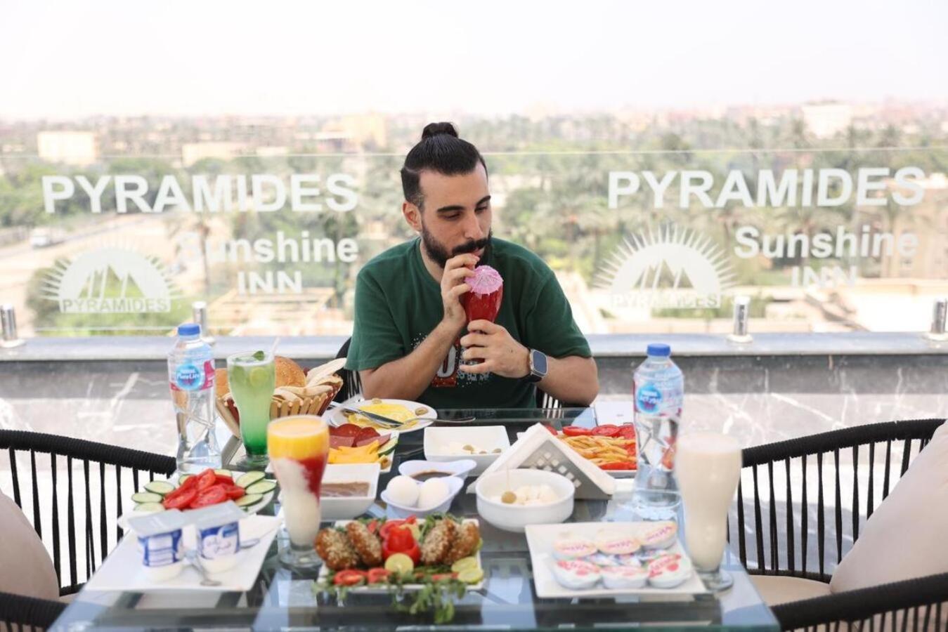 Hotel Pyramids Sunshine View Kafret el-Gabal Exteriér fotografie