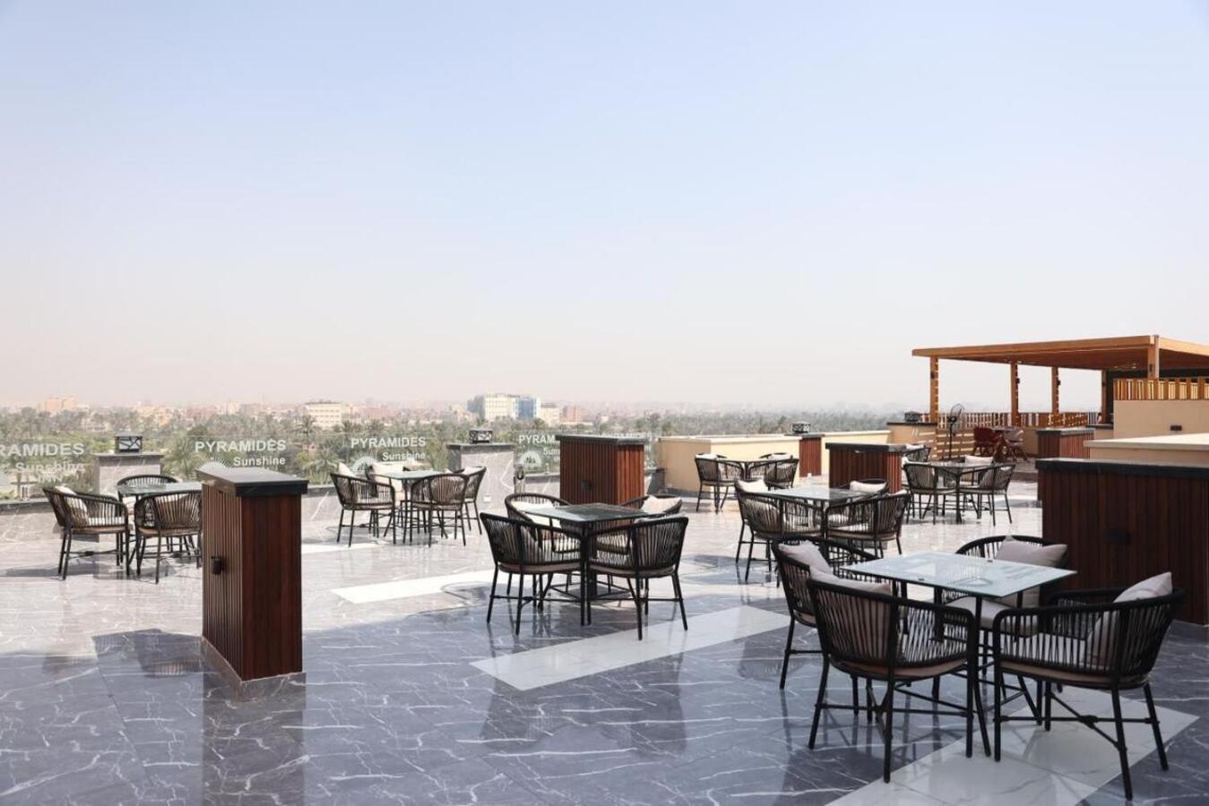 Hotel Pyramids Sunshine View Kafret el-Gabal Exteriér fotografie